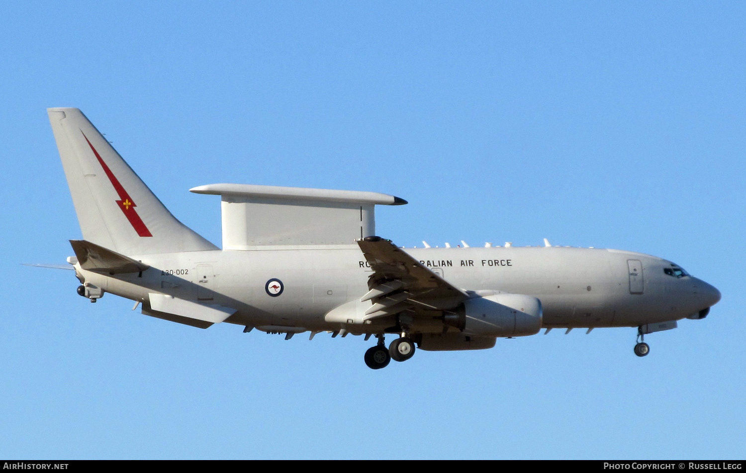 Aircraft Photo of A30-002 | Boeing E-7A Wedgetail | Australia - Air Force | AirHistory.net #558817