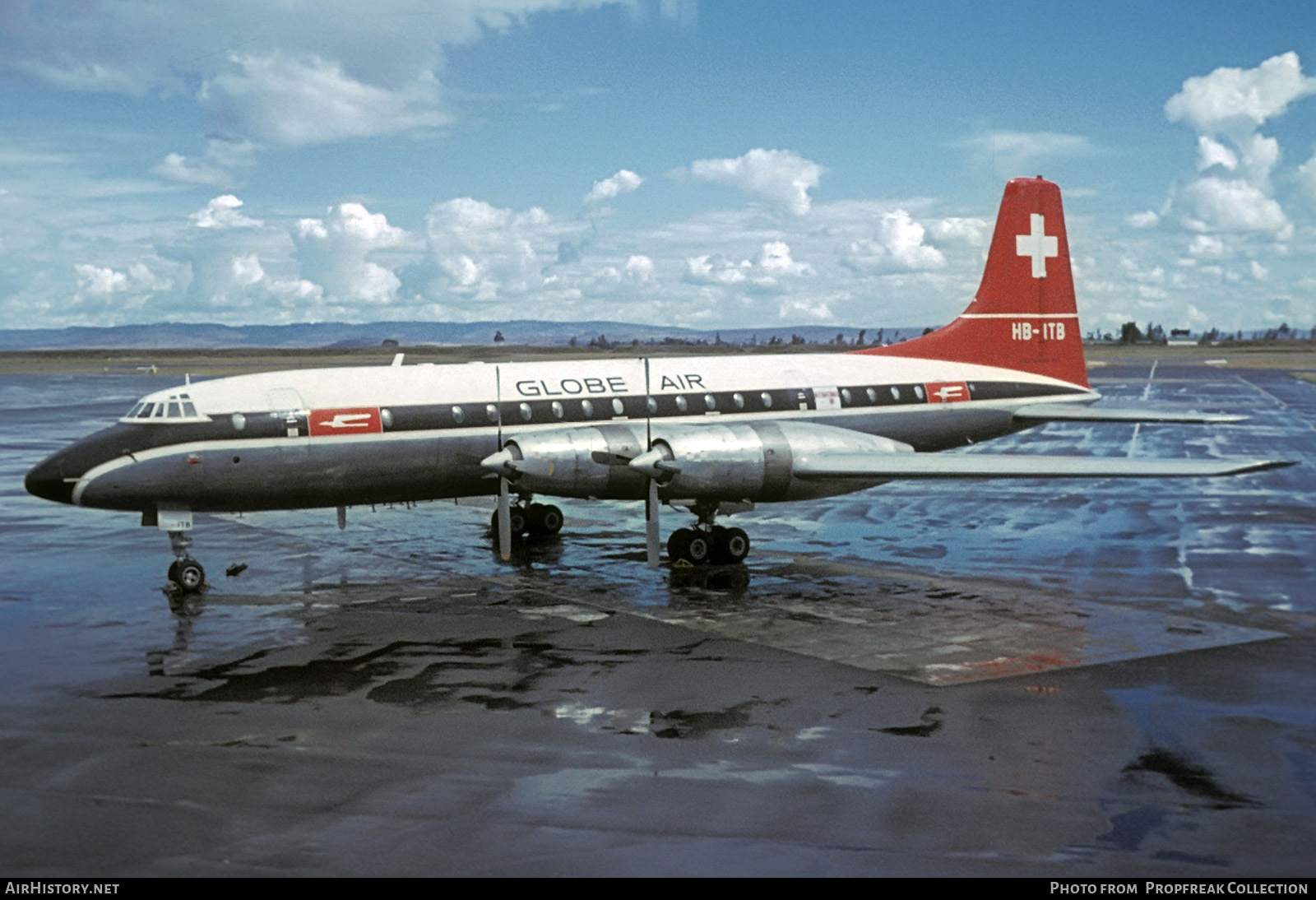 Aircraft Photo of HB-ITB | Bristol 175 Britannia 313 | Globe Air | AirHistory.net #558863