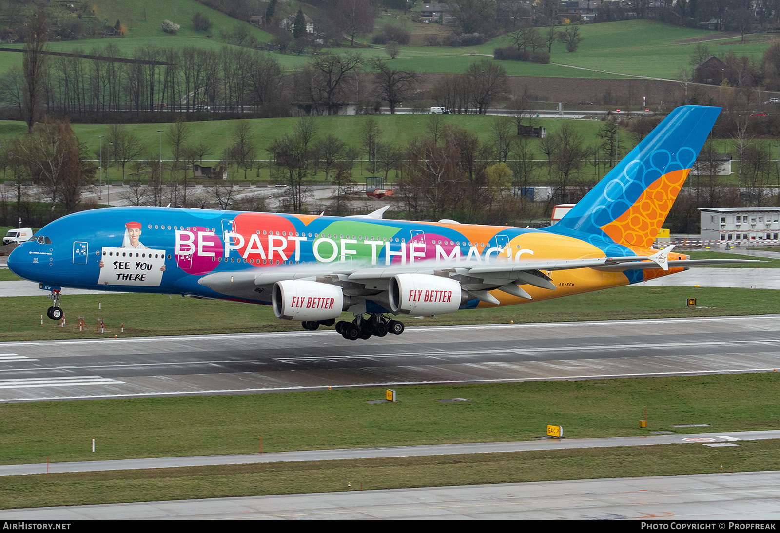 Aircraft Photo of A6-EEW | Airbus A380-861 | Emirates | AirHistory.net #558897
