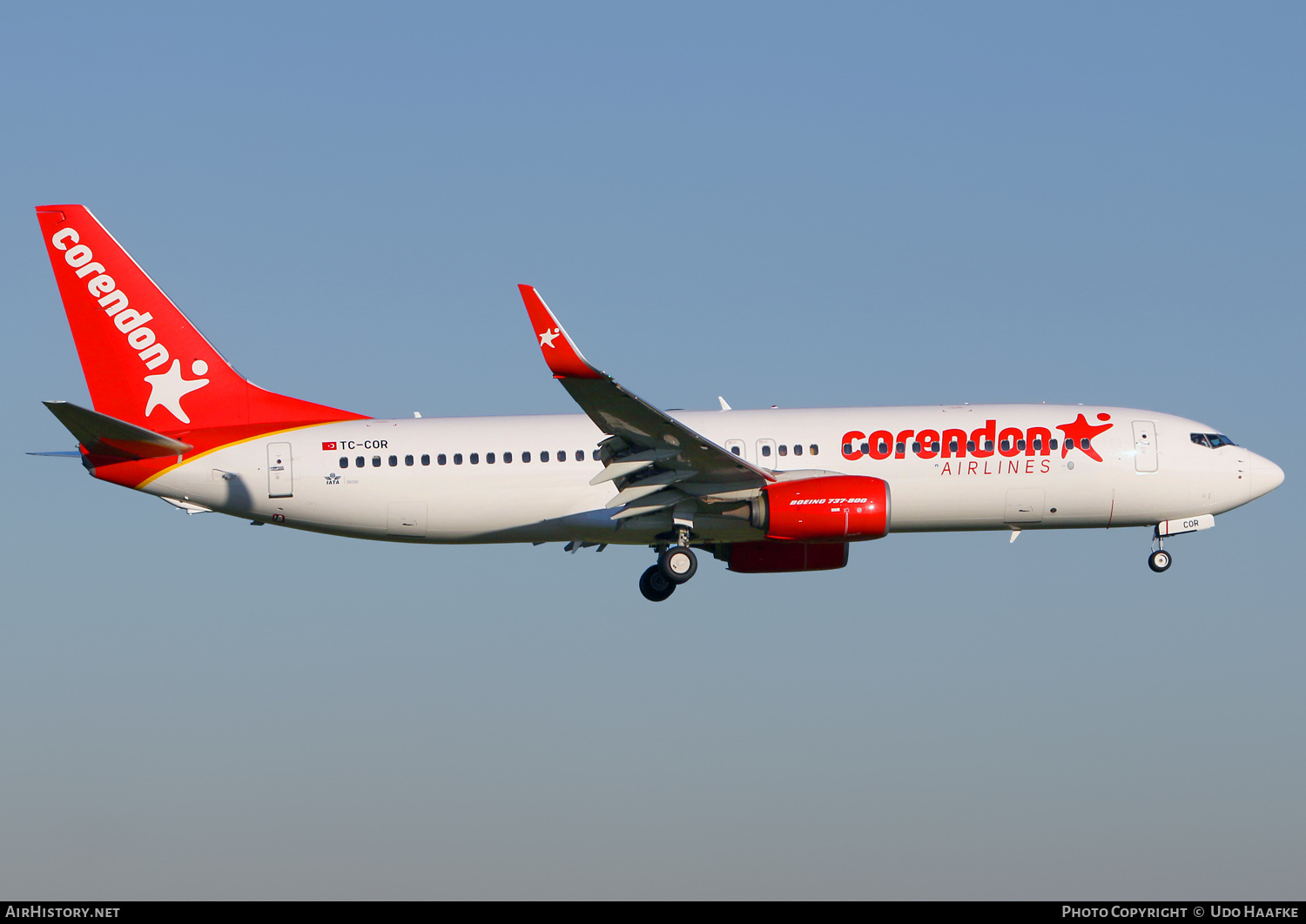 Aircraft Photo of TC-COR | Boeing 737-800 | Corendon Airlines | AirHistory.net #558905