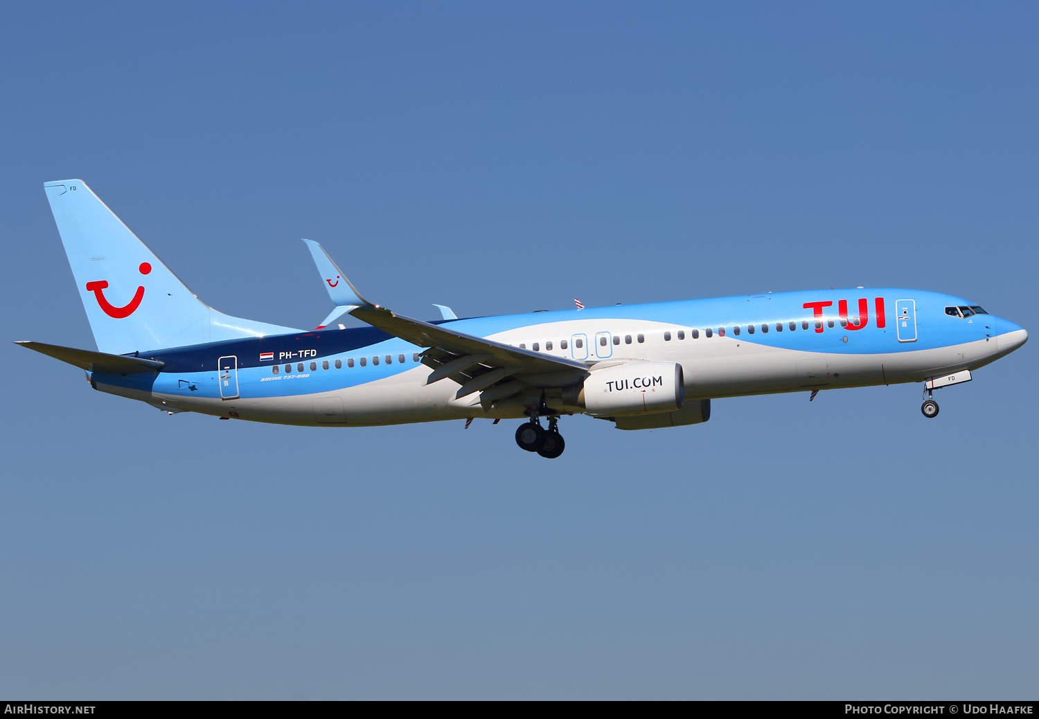Aircraft Photo of PH-TFD | Boeing 737-86N | TUI | AirHistory.net #558926