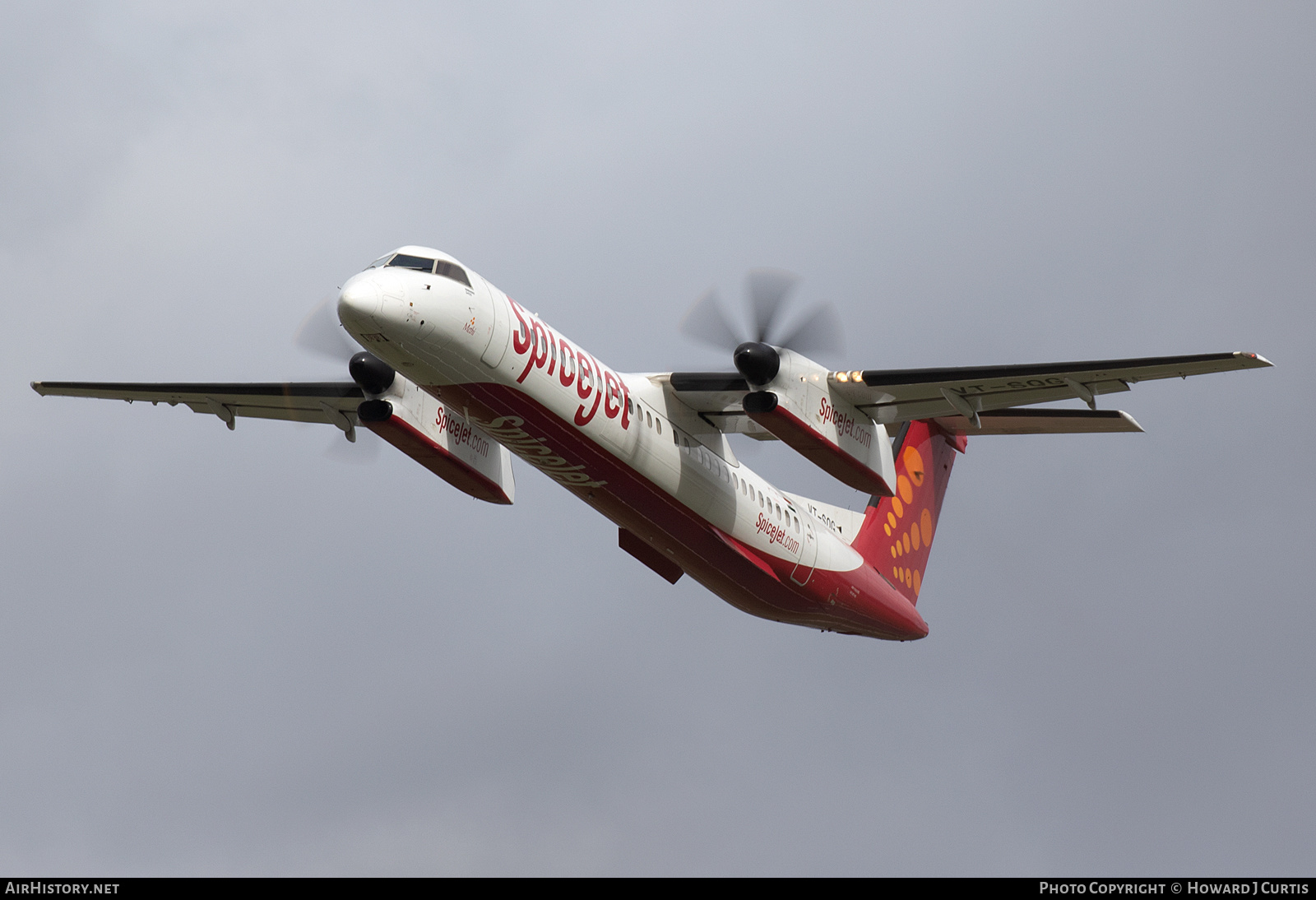 Aircraft Photo of VT-SQG | Bombardier DHC-8-402 Dash 8 | SpiceJet | AirHistory.net #558938