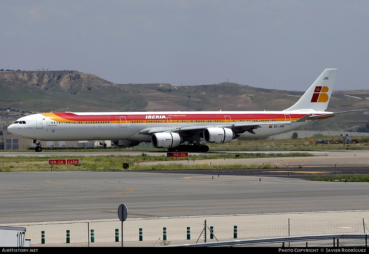 Aircraft Photo of EC-JOH | Airbus A340-642 | Iberia | AirHistory.net #558959