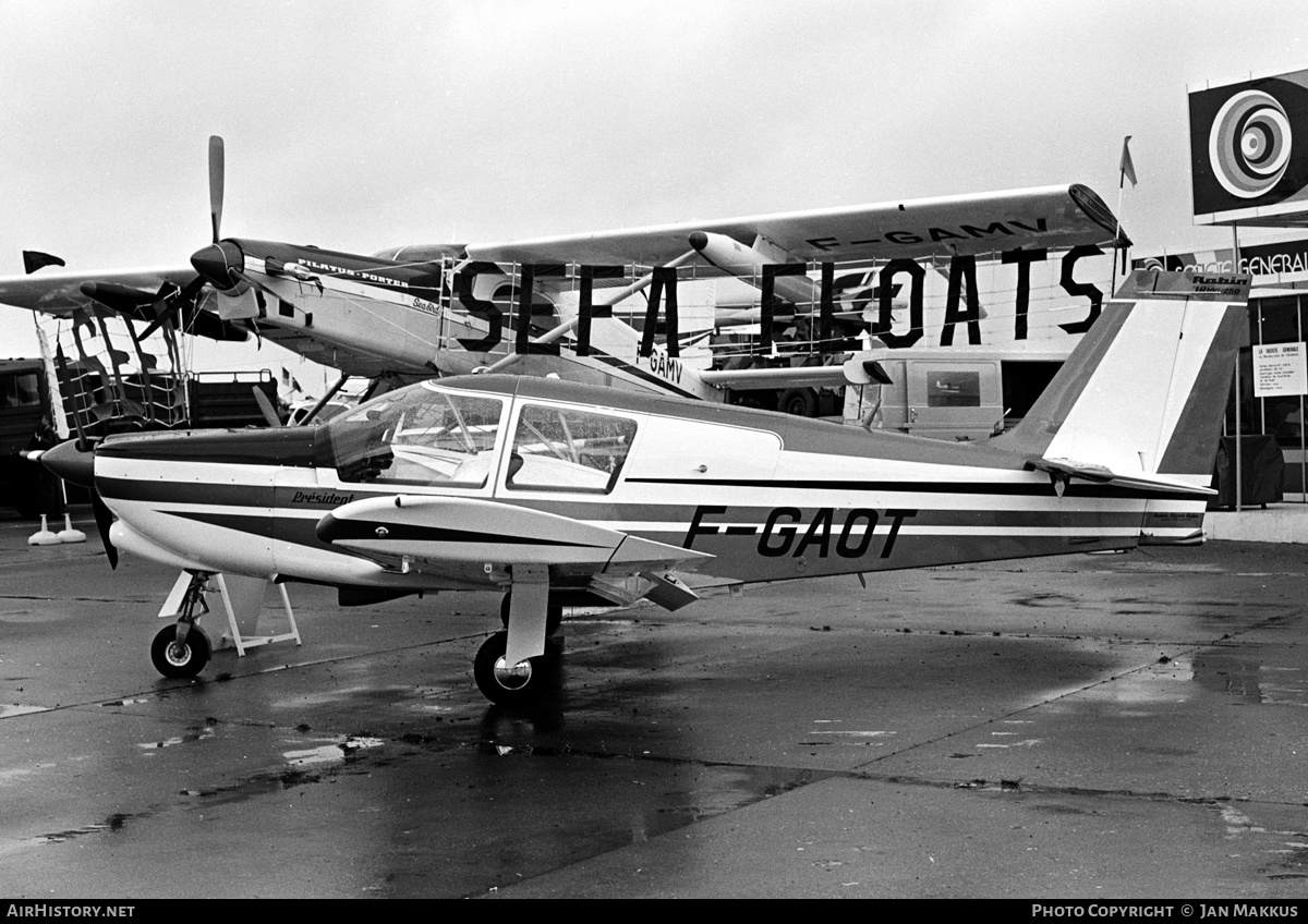 Aircraft Photo of F-GAOT | Robin HR-100-250TR President | AirHistory.net #558969