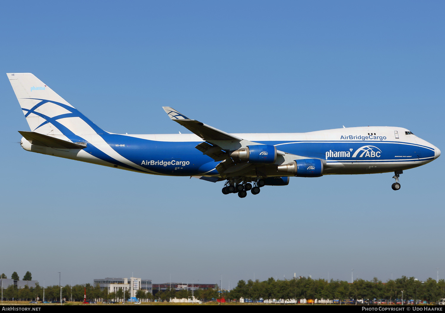 Aircraft Photo of VQ-BHE | Boeing 747-4KZF/SCD | ABC Pharma - AirBridgeCargo Airlines | AirHistory.net #558976
