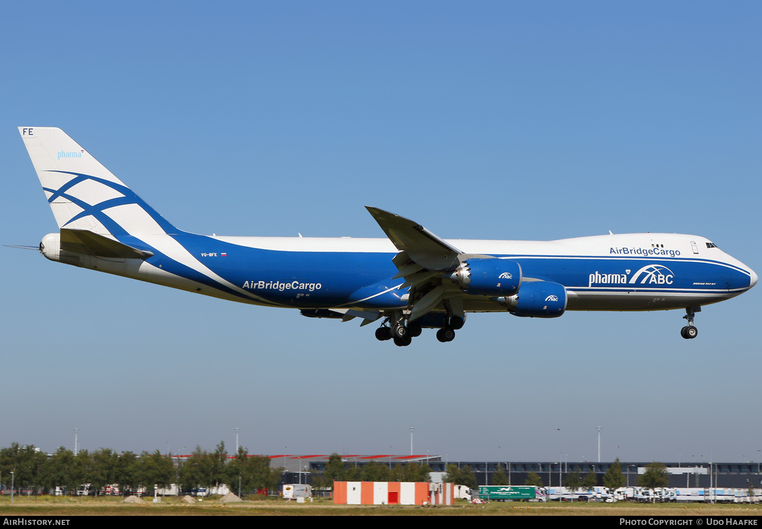 Aircraft Photo of VQ-BFE | Boeing 747-83QF/SCD | ABC Pharma - AirBridgeCargo Airlines | AirHistory.net #558977