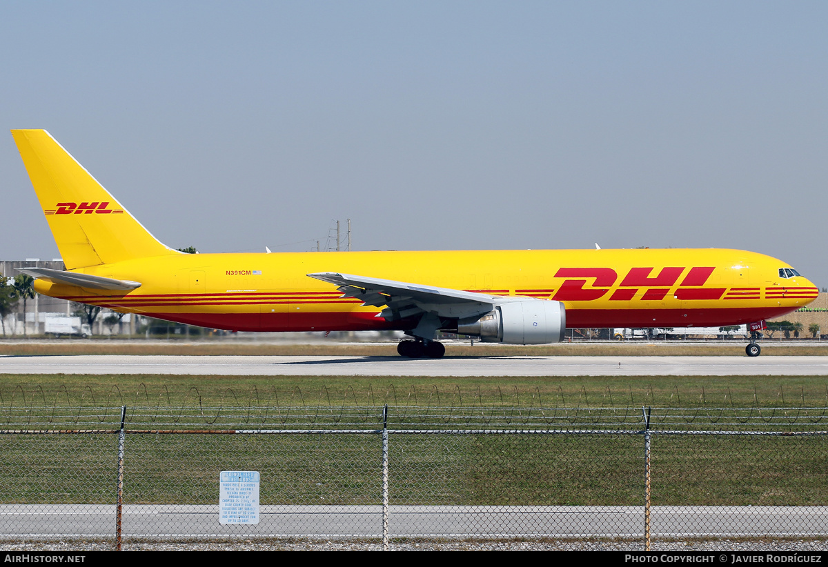 Aircraft Photo of N391CM | Boeing 767-381/ER(BDSF) | DHL International | AirHistory.net #558999