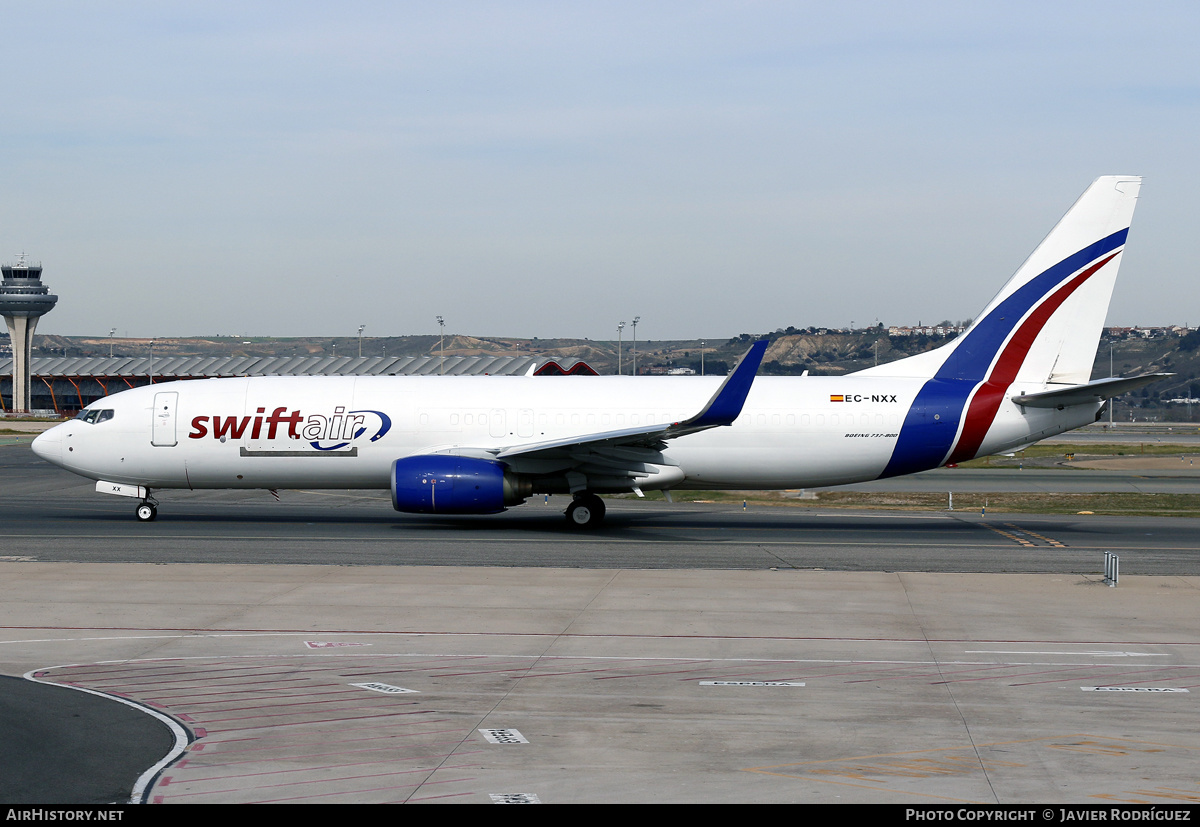 Aircraft Photo of EC-NXX | Boeing 737-8FE(SF) | Swiftair | AirHistory.net #559000