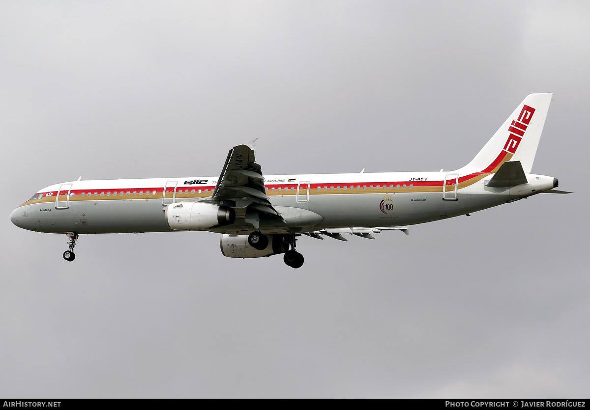 Aircraft Photo of JY-AYV | Airbus A321-231 | Royal Jordanian Airlines | Alia - The Royal Jordanian Airline | AirHistory.net #559004