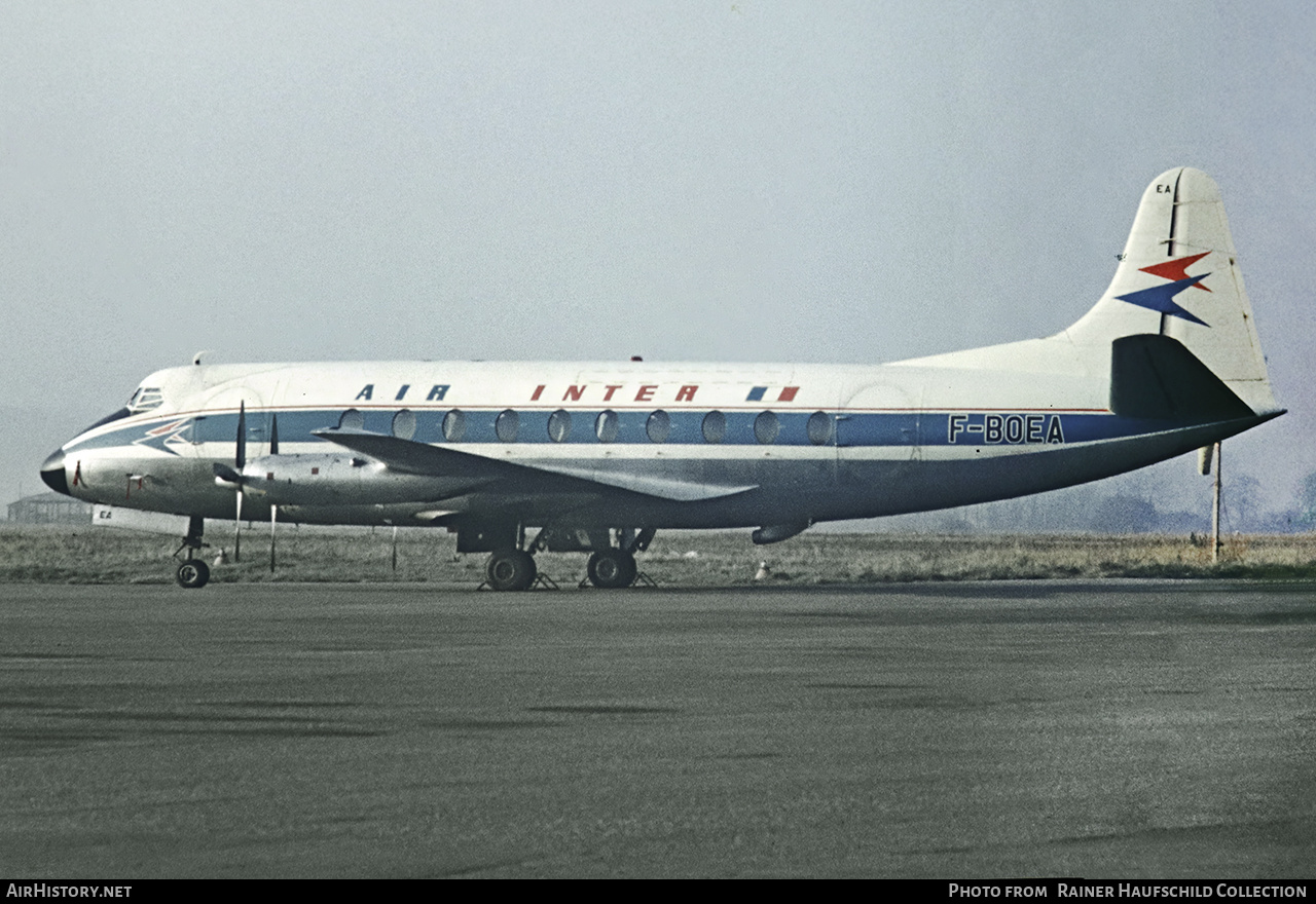 Aircraft Photo of F-BOEA | Vickers 701 Viscount | Air Inter | AirHistory.net #559018