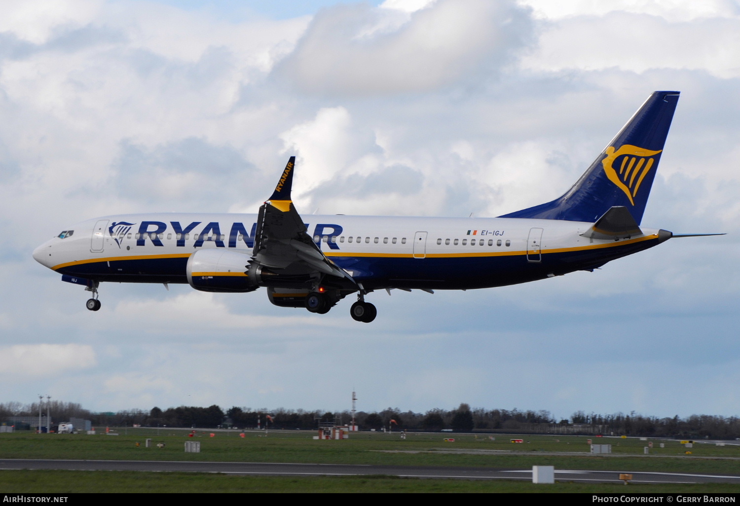 Aircraft Photo of EI-IGJ | Boeing 737-8200 Max 200 | Ryanair | AirHistory.net #559019