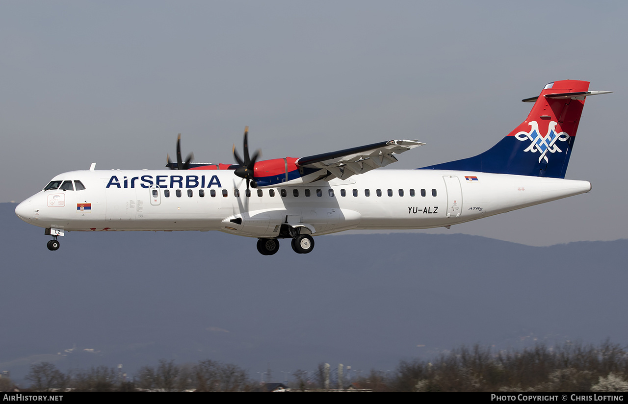 Aircraft Photo of YU-ALZ | ATR ATR-72-600 (ATR-72-212A) | Air Serbia | AirHistory.net #559027