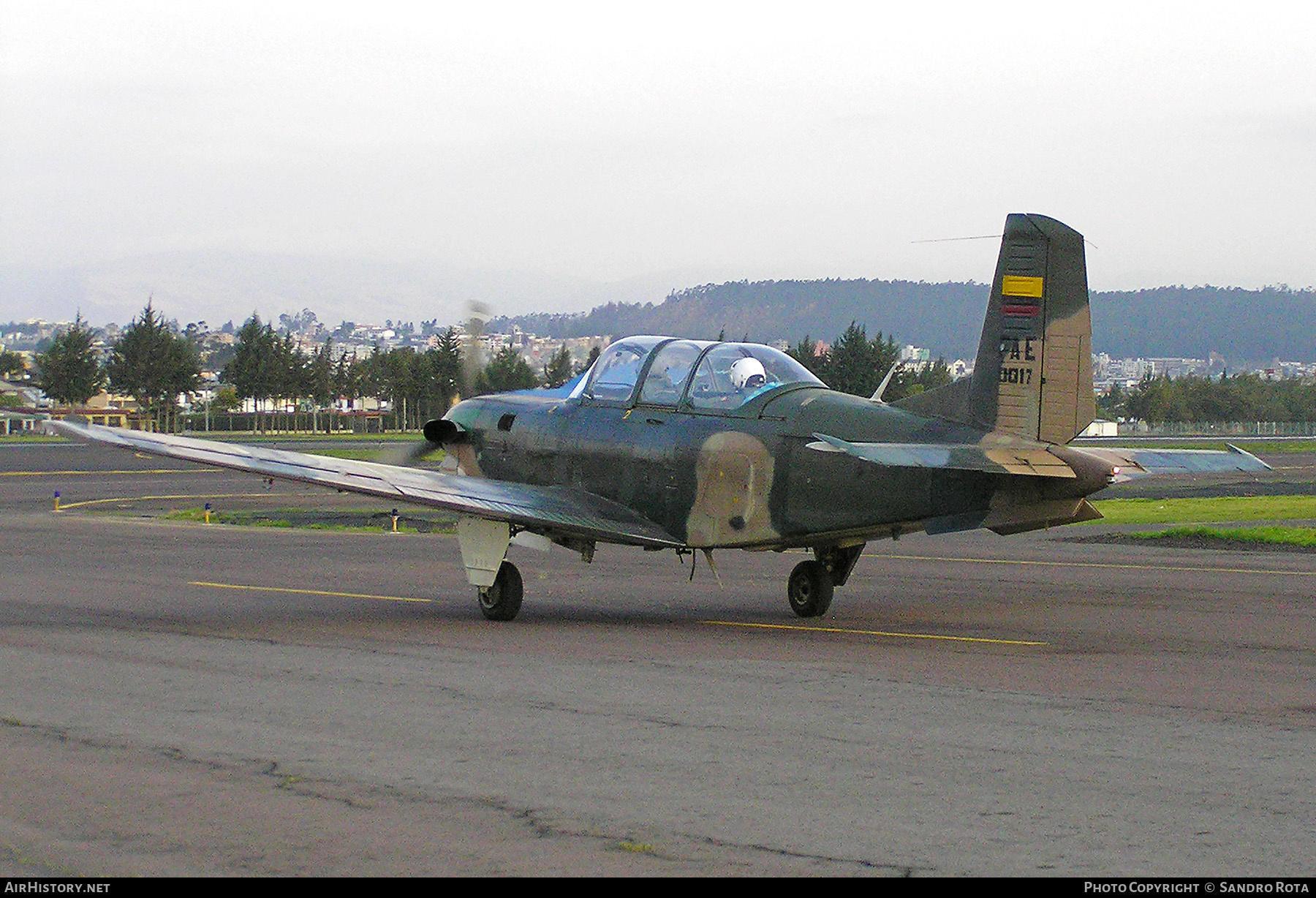 Aircraft Photo of FAE-0017 | Beech T-34C-1 Turbo Mentor (45) | Ecuador - Air Force | AirHistory.net #559061