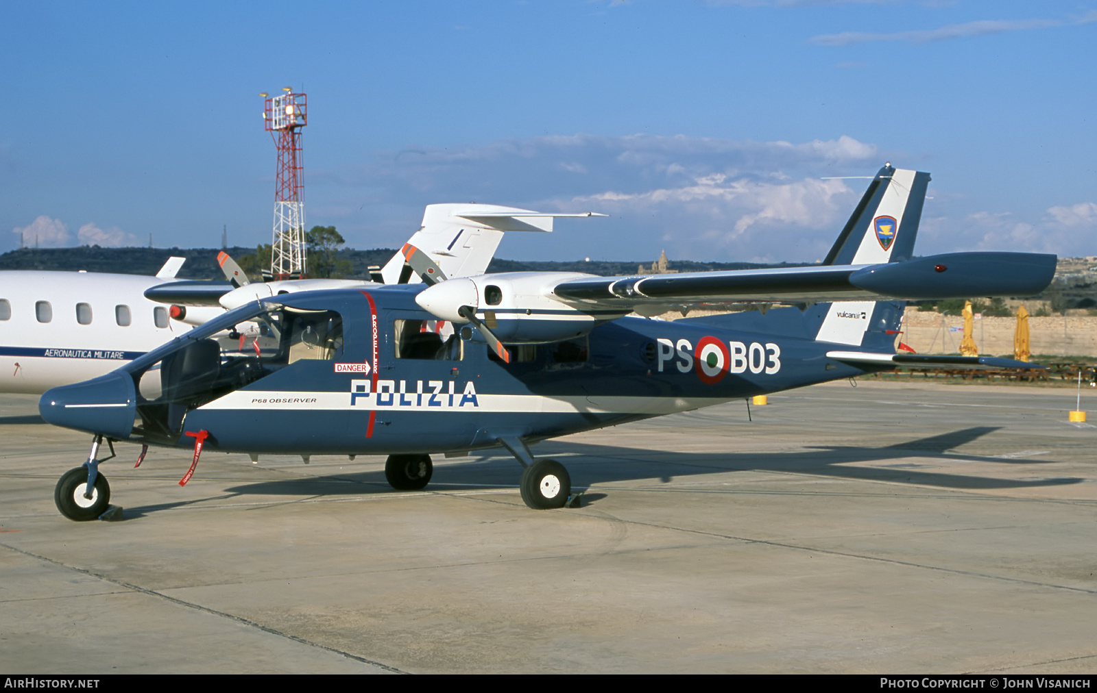 Aircraft Photo of Partenavia P-68 Observer | Italy - Polizia | AirHistory.net #559070