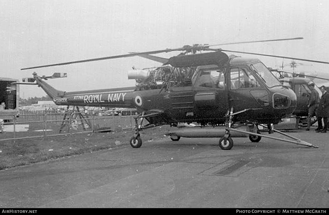 Aircraft Photo of XT782 | Westland Wasp HAS1 (P-531-2) | UK - Navy | AirHistory.net #559078