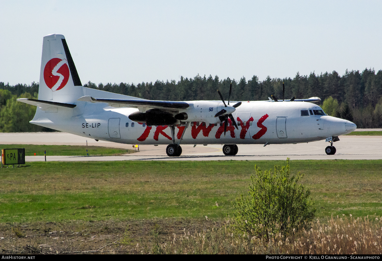 Aircraft Photo of SE-LIP | Fokker 50 | Skyways | AirHistory.net #559079