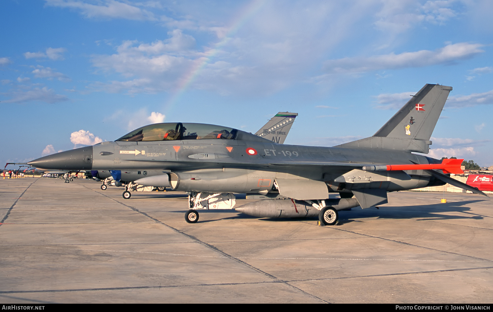 Aircraft Photo of ET-199 | General Dynamics F-16BM Fighting Falcon | Denmark - Air Force | AirHistory.net #559083