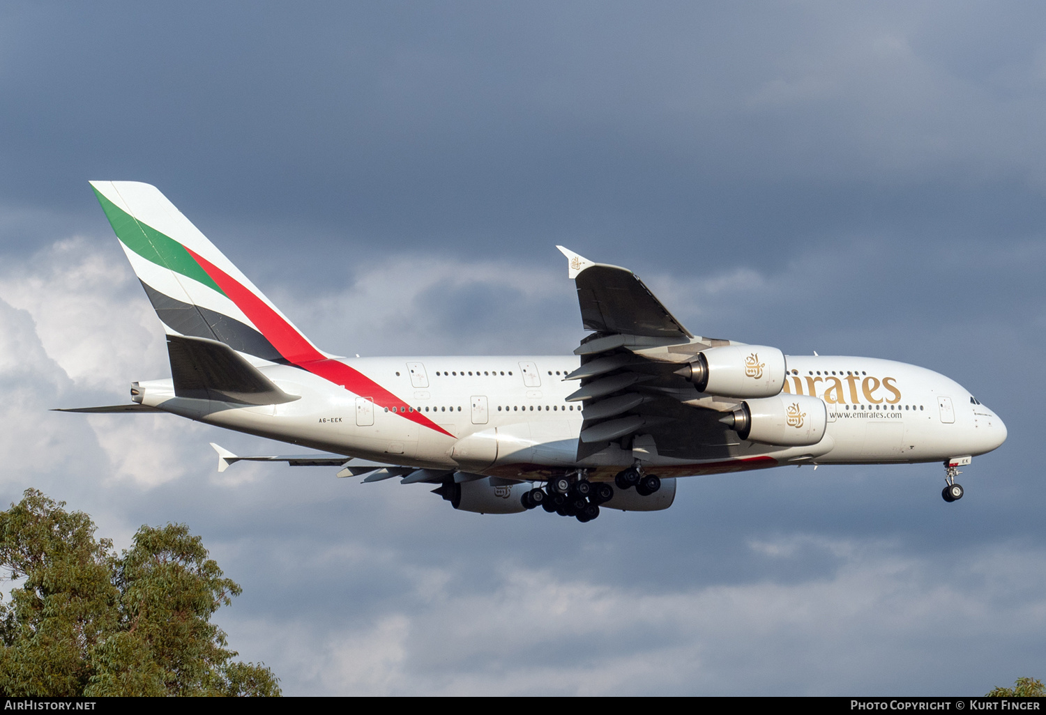 Aircraft Photo of A6-EEK | Airbus A380-861 | Emirates | AirHistory.net #559086