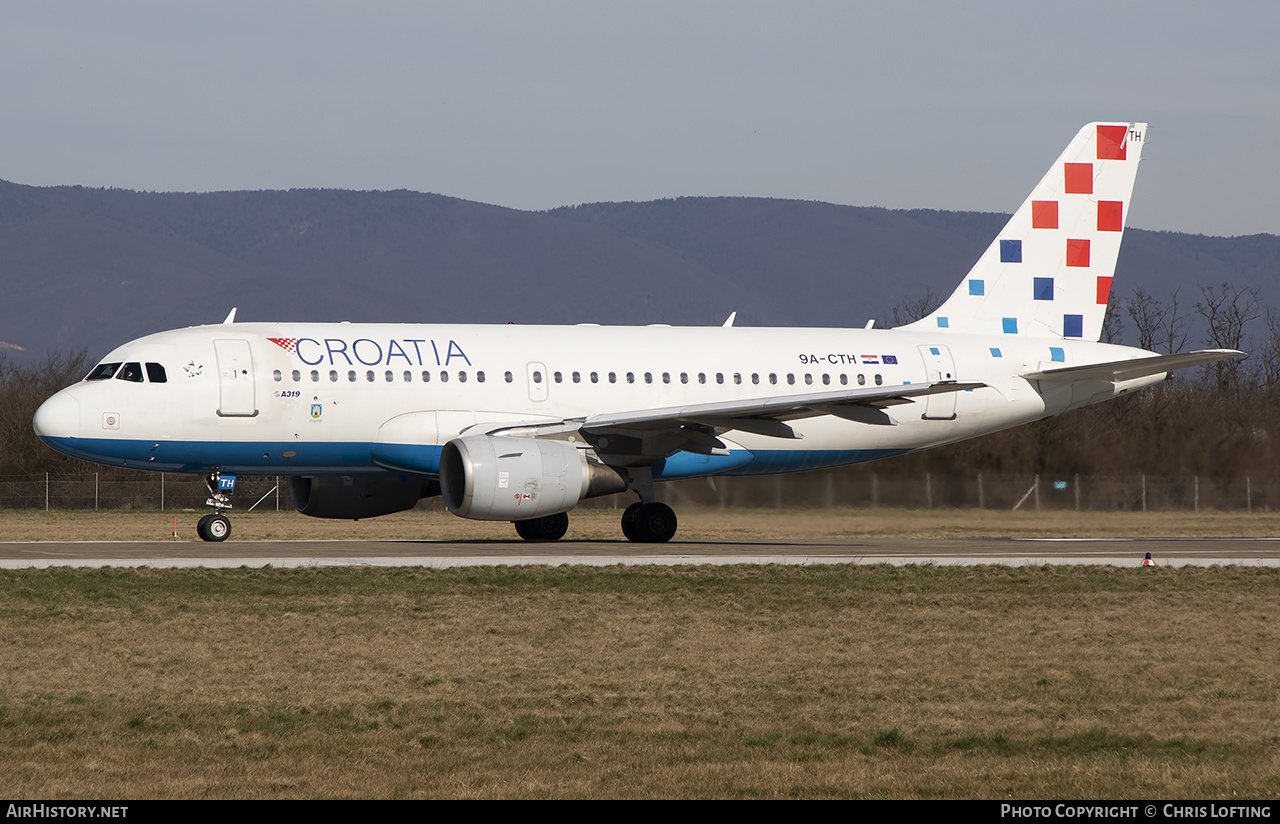 Aircraft Photo of 9A-CTH | Airbus A319-112 | Croatia Airlines | AirHistory.net #559090