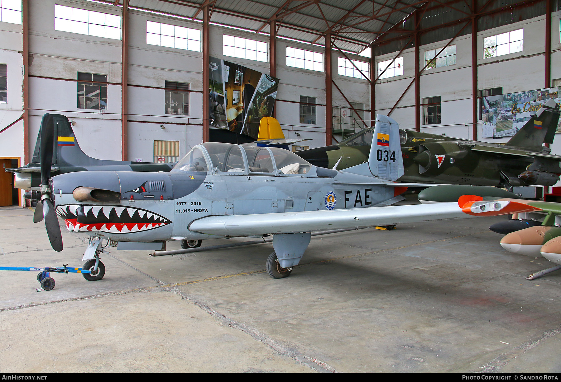 Aircraft Photo of FAE-034 | Beech T-34C-1 Turbo Mentor | Ecuador - Air Force | AirHistory.net #559092