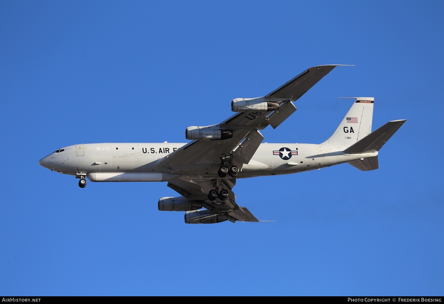 Aircraft Photo of 02-9111 / AF02-9111 | Boeing E-8C J-Stars (707-300C) | USA - Air Force | AirHistory.net #559105
