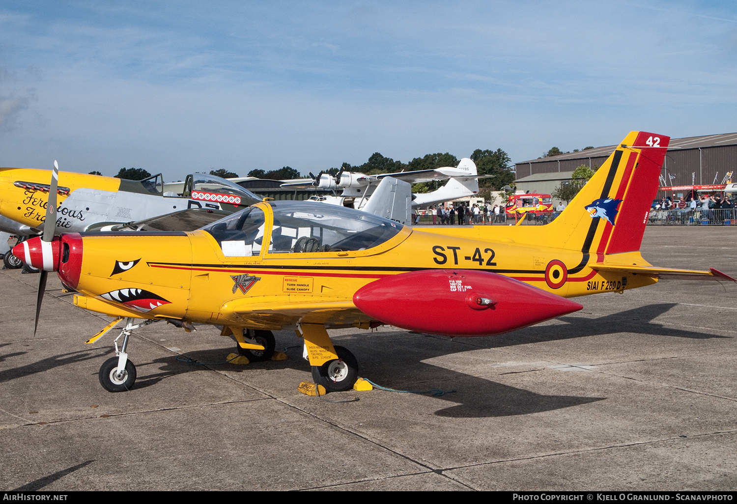 Aircraft Photo of ST-42 | SIAI-Marchetti SF-260D | Belgium - Air Force | AirHistory.net #559138
