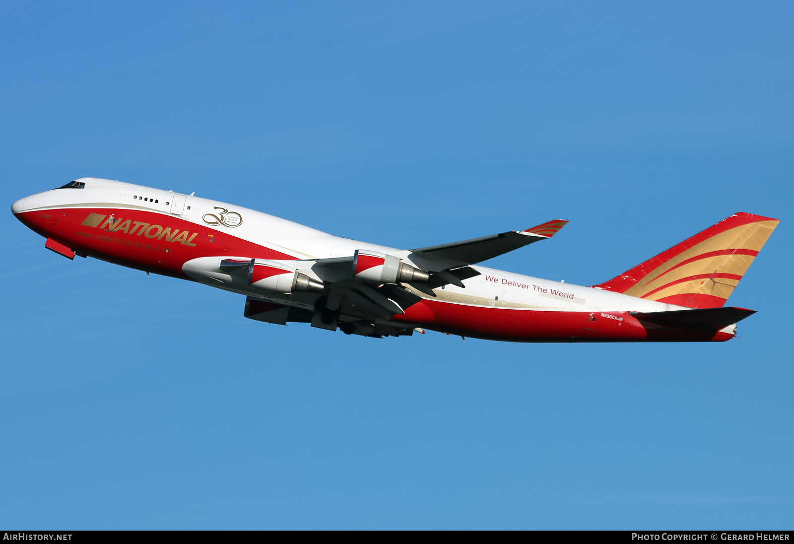 Aircraft Photo of N936CA | Boeing 747-446(BCF) | National Airlines | AirHistory.net #559160