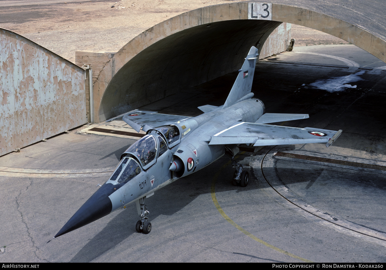 Aircraft Photo of 2519 | Dassault Mirage F1BJ | Jordan - Air Force | AirHistory.net #559163