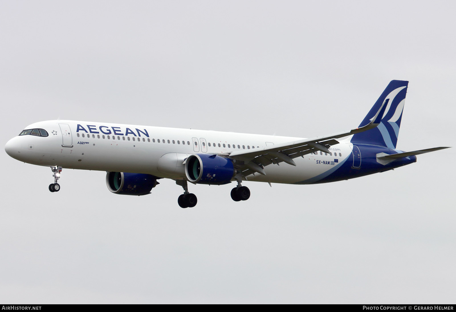 Aircraft Photo of SX-NAM | Airbus A321-271NX | Aegean Airlines | AirHistory.net #559180