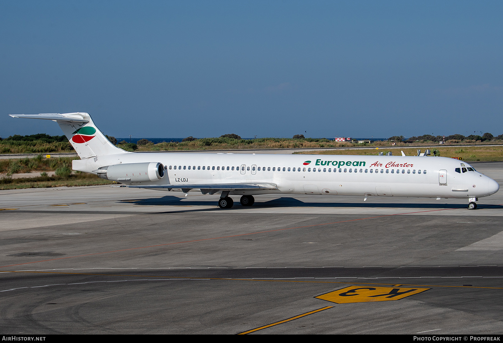 Aircraft Photo of LZ-LDJ | McDonnell Douglas MD-82 (DC-9-82) | European Air Charter | AirHistory.net #559192