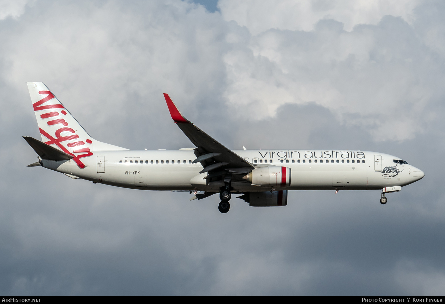 Aircraft Photo of VH-YFK | Boeing 737-8FE | Virgin Australia Airlines | AirHistory.net #559195