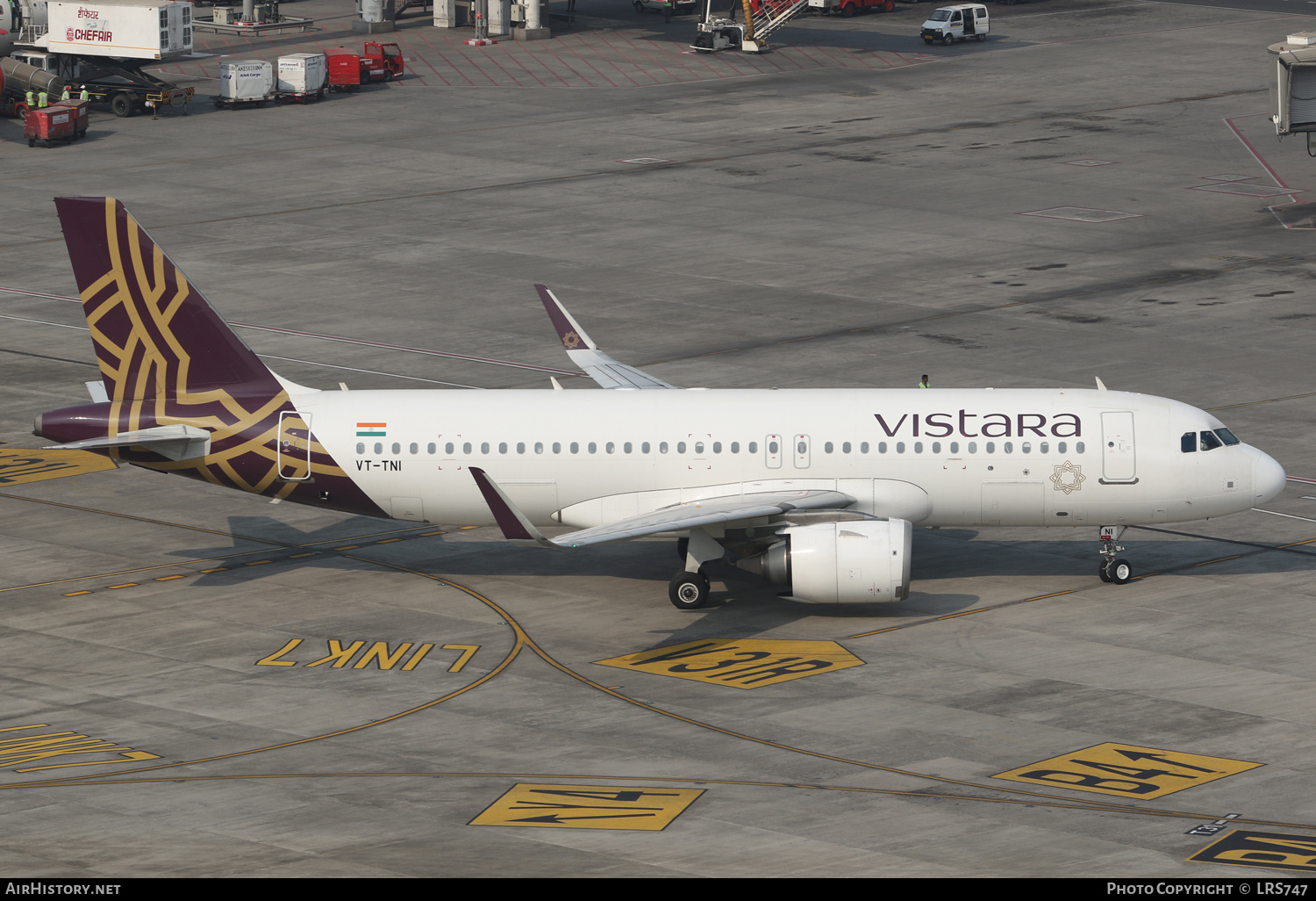 Aircraft Photo of VT-TNI | Airbus A320-251N | Vistara | AirHistory.net #559206