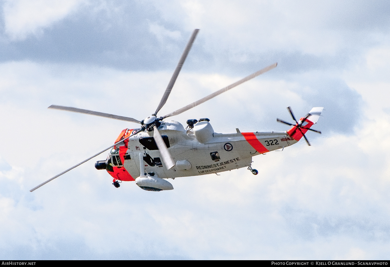 Aircraft Photo of 322 | Westland WS-61 Sea King Mk43B | Norway - Air Force | AirHistory.net #559217