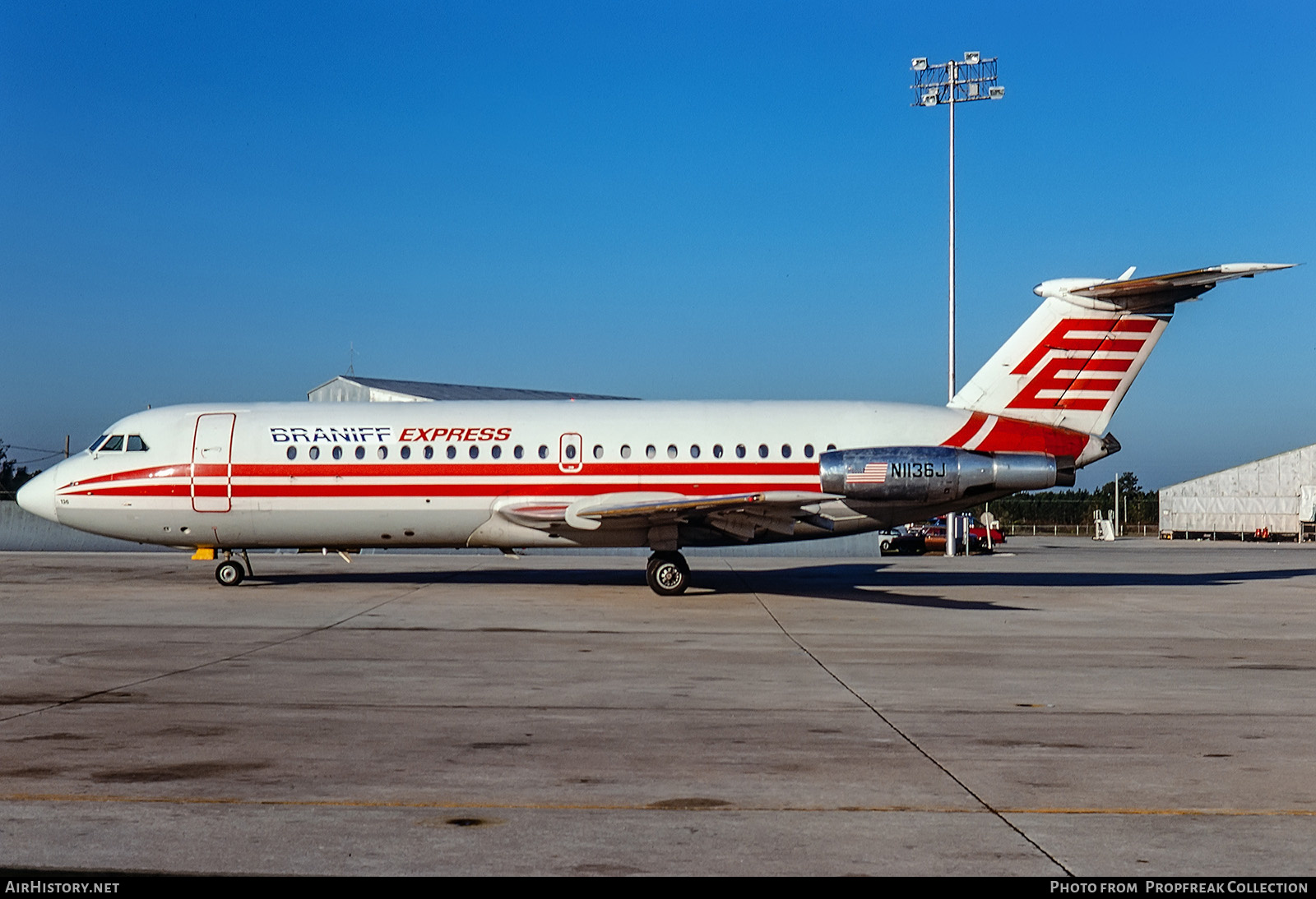 Aircraft Photo of N1136J | BAC 111-203AE One-Eleven | Braniff Express | AirHistory.net #559231