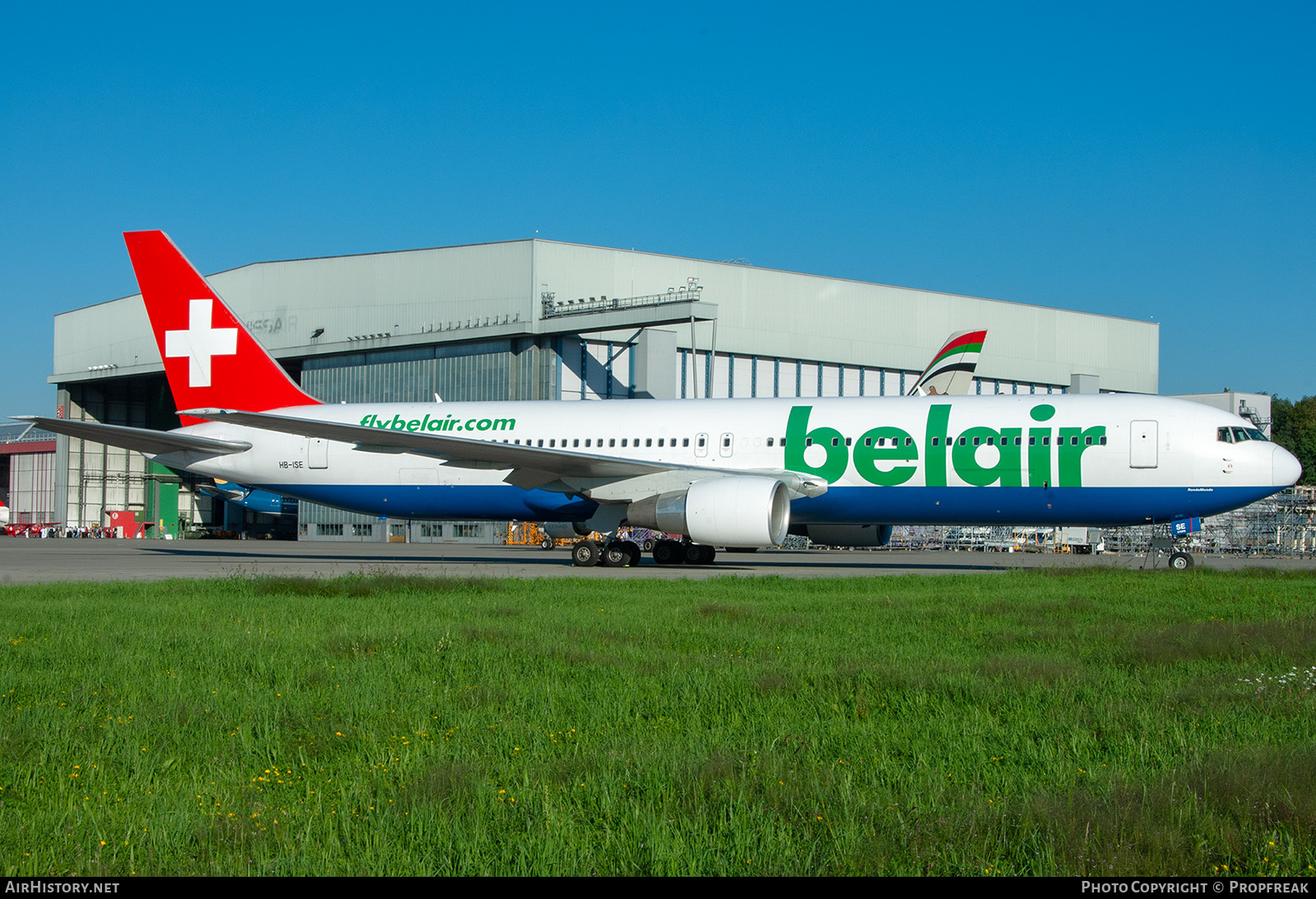 Aircraft Photo of HB-ISE | Boeing 767-3Q8/ER | Belair | AirHistory.net #559256