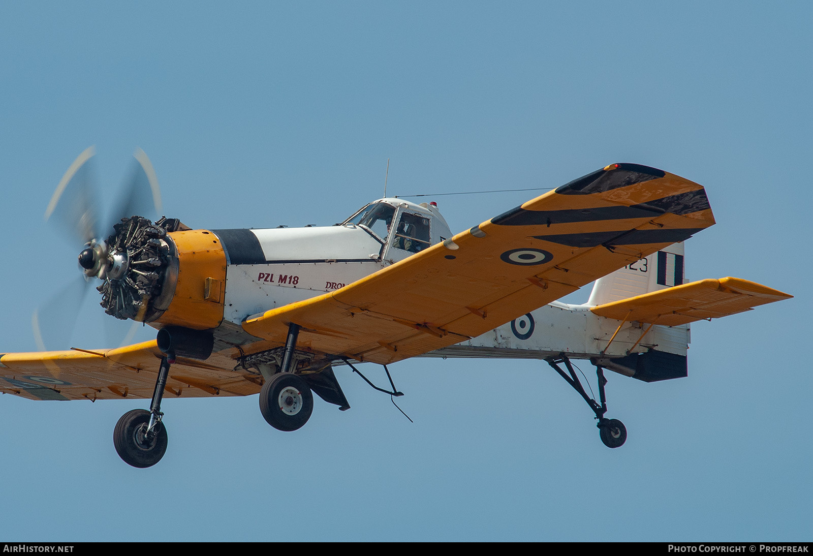 Aircraft Photo of 123 | PZL-Mielec M-18 Dromader | Greece - Air Force | AirHistory.net #559266