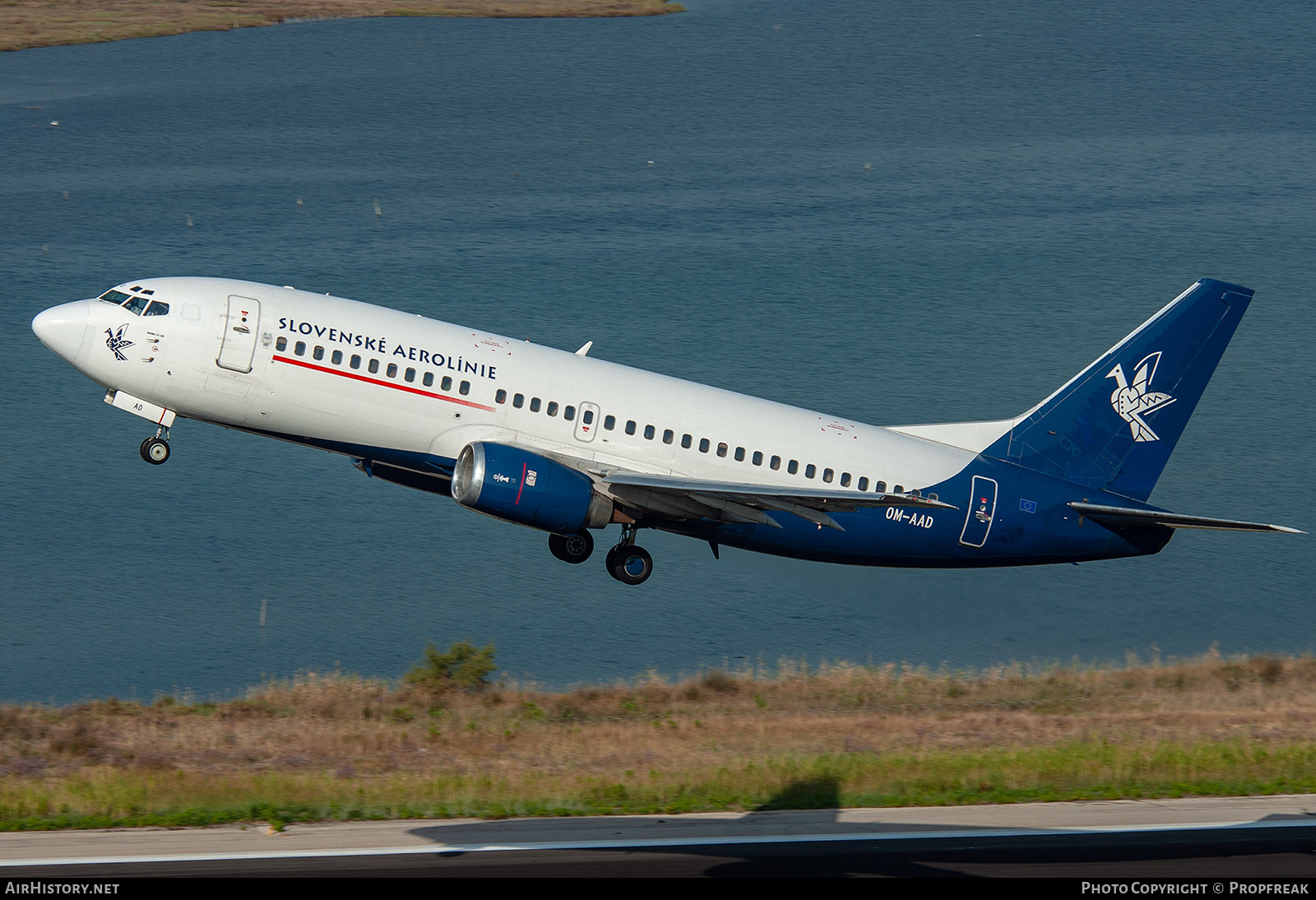 Aircraft Photo of OM-AAD | Boeing 737-33A | Slovak Airlines - Slovenské Aerolínie | AirHistory.net #559271