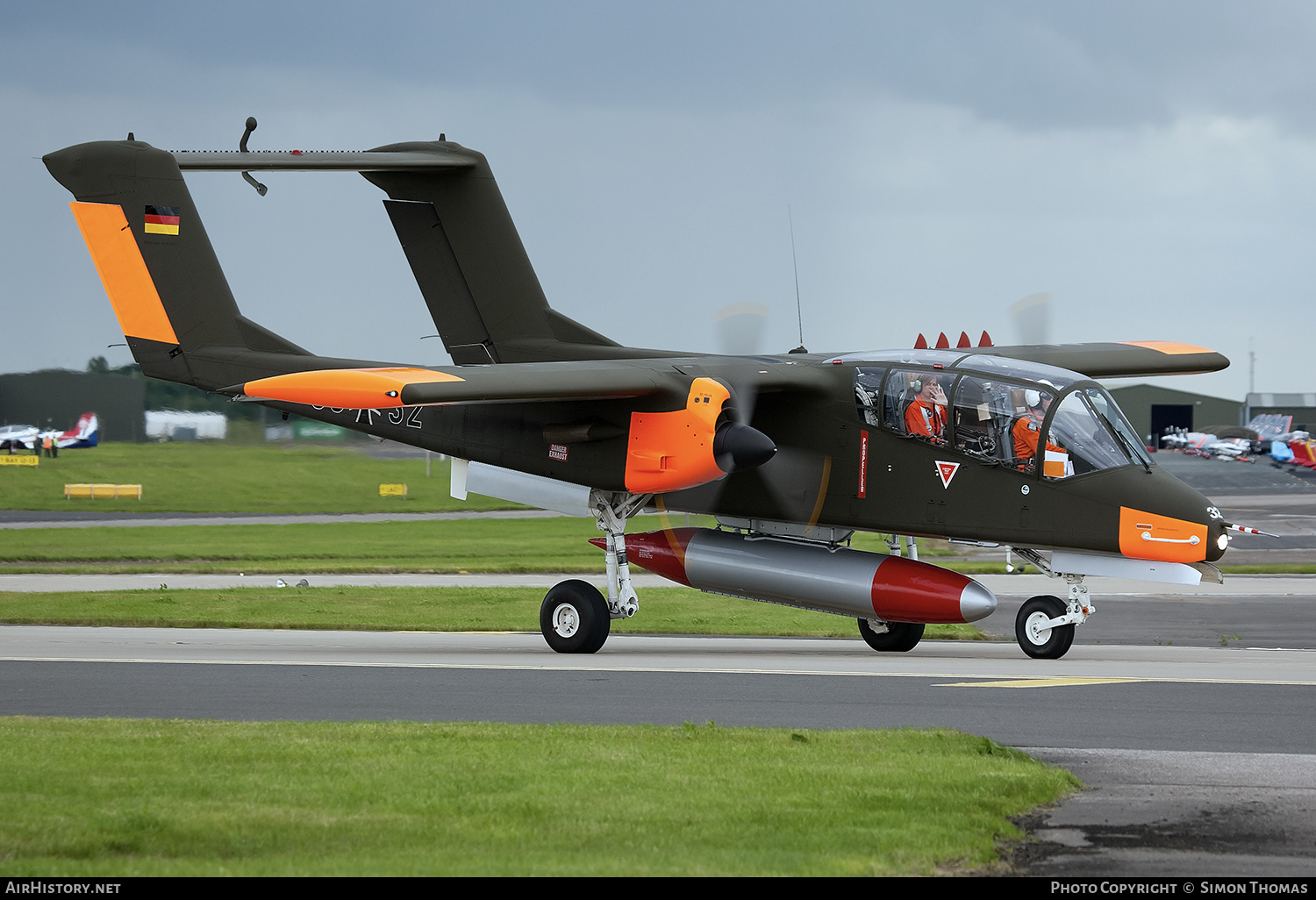 Aircraft Photo of G-BZGK / 9932 | North American Rockwell OV-10B Bronco | Germany - Air Force | AirHistory.net #559278