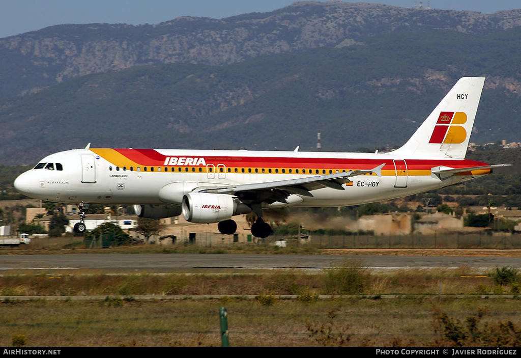 Aircraft Photo of EC-HGY | Airbus A320-214 | Iberia | AirHistory.net #559285