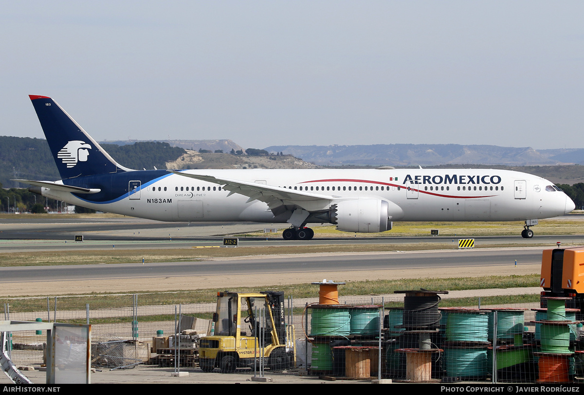 Aircraft Photo of N183AM | Boeing 787-9 Dreamliner | AeroMéxico | AirHistory.net #559287