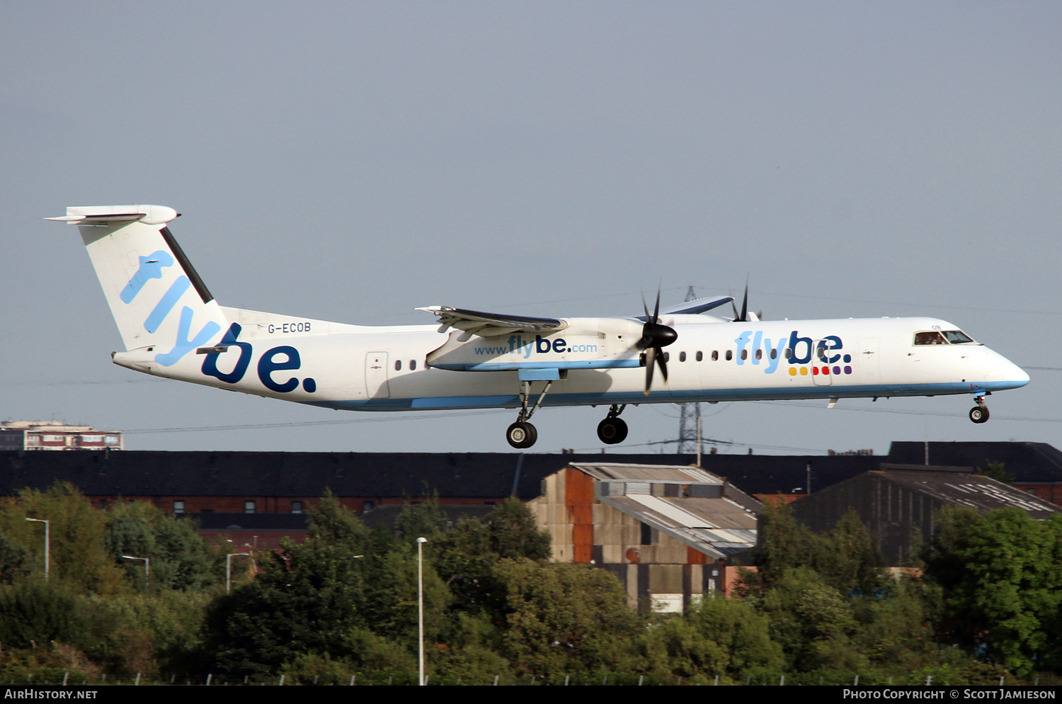 Aircraft Photo of G-ECOB | Bombardier DHC-8-402 Dash 8 | Flybe | AirHistory.net #559290