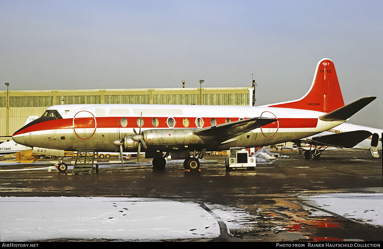 Aircraft Photo of CF-TIC | Vickers 757 Viscount | AirHistory.net #559299