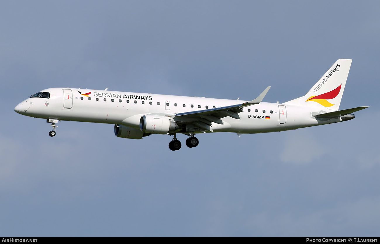 Aircraft Photo of D-AGMP | Embraer 190AR (ERJ-190-100IGW) | German Airways | AirHistory.net #559301