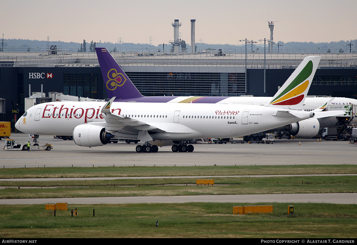Aircraft Photo of ET-AWN | Airbus A350-941 | Ethiopian Airlines | AirHistory.net #559311