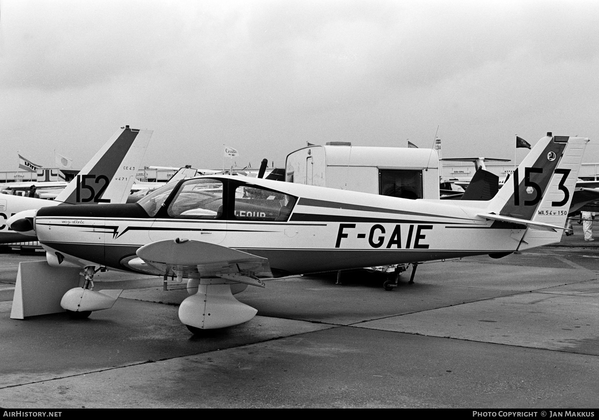 Aircraft Photo of F-GAIE | Wassmer WA-54 Atlantic | AirHistory.net #559327