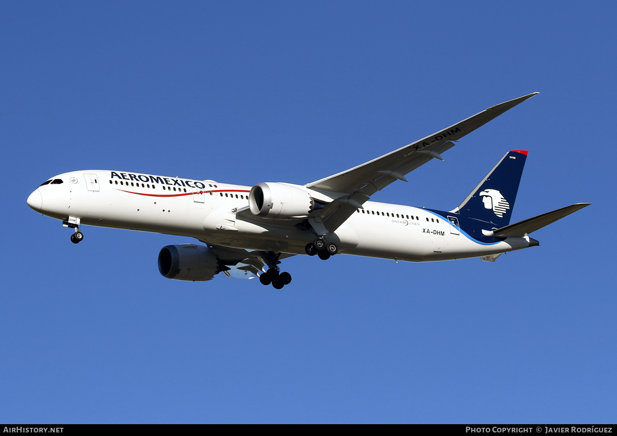 Aircraft Photo of XA-DHM | Boeing 787-9 Dreamliner | AeroMéxico | AirHistory.net #559335