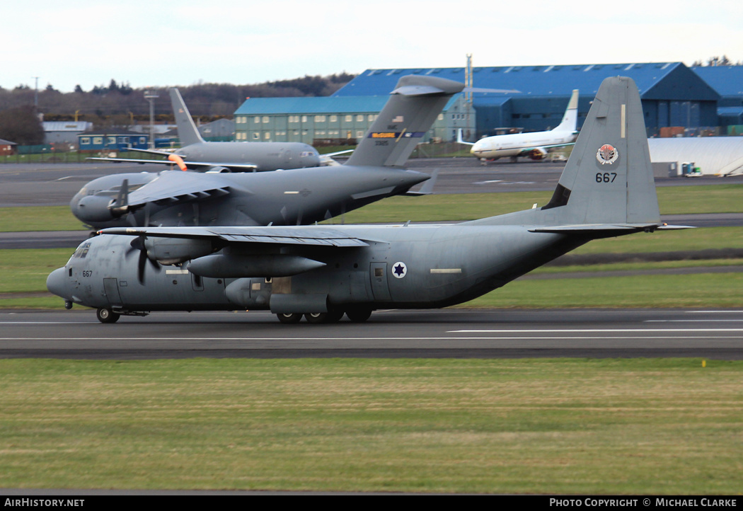 Aircraft Photo of 667 | Lockheed Martin C-130J-30 Hercules | Israel - Air Force | AirHistory.net #559338