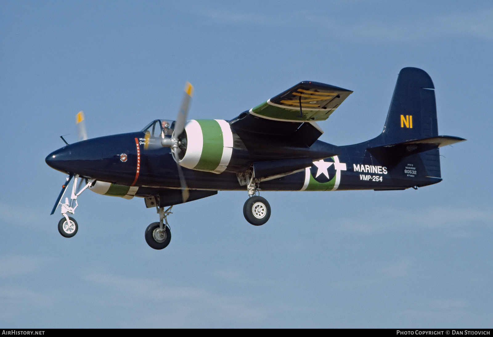 Aircraft Photo of N7195C / 80532 | Grumman F7F-3 Tigercat | USA - Marines | AirHistory.net #559346
