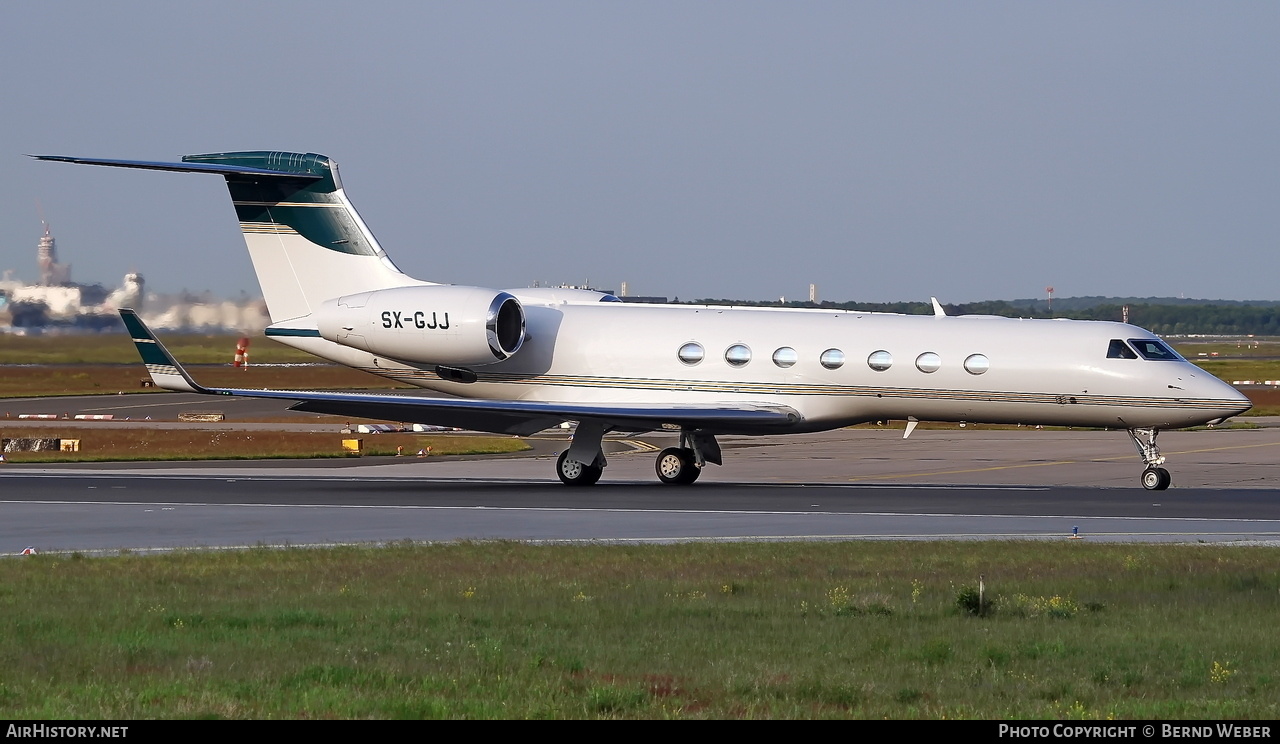 Aircraft Photo of SX-GJJ | Gulfstream Aerospace G-V-SP Gulfstream G550 | AirHistory.net #559354