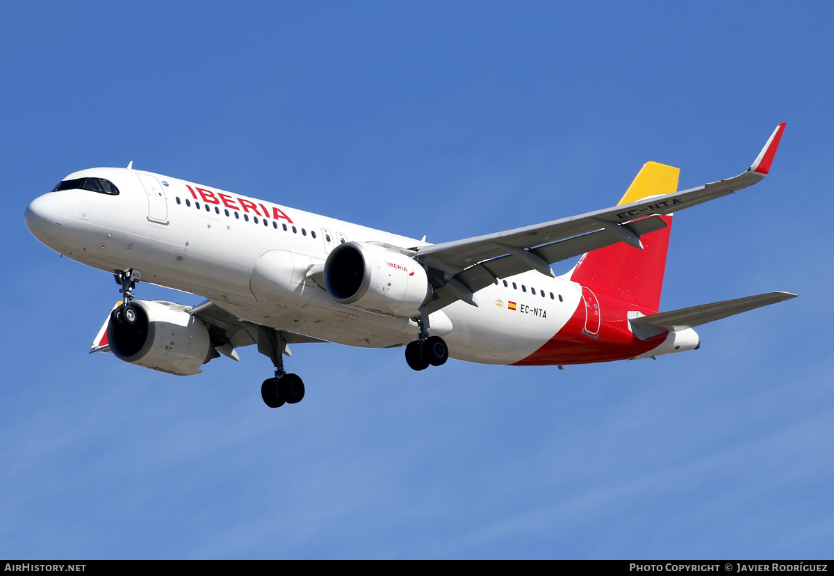 Aircraft Photo of EC-NTA | Airbus A320-251N | Iberia | AirHistory.net #559364